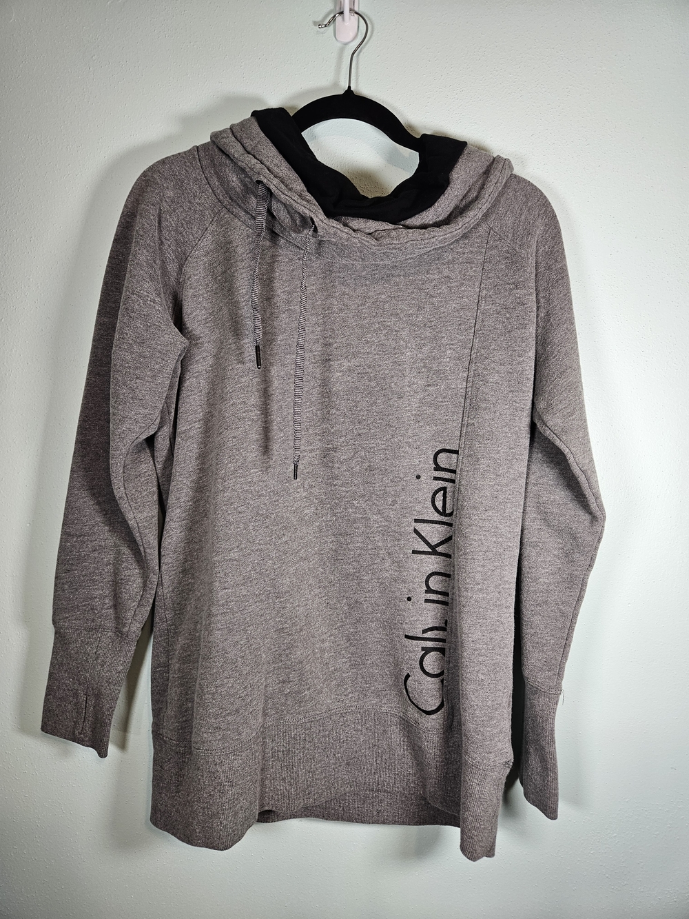 Calvin Klein Heather Gray Crewneck Hoodie Sweater